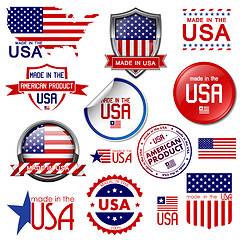 Image showing Made in the USA labels