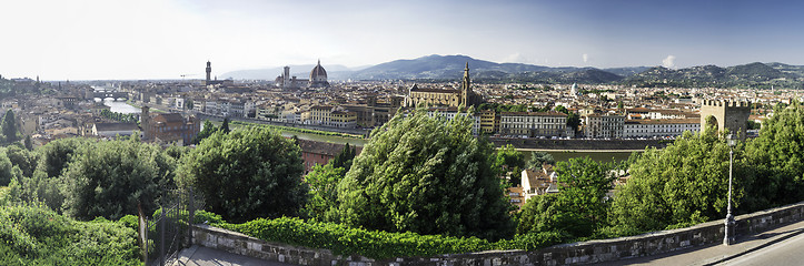 Image showing Panoramic view of Florence