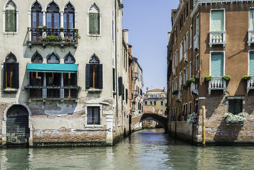 Image showing Ancient buildings in Venice