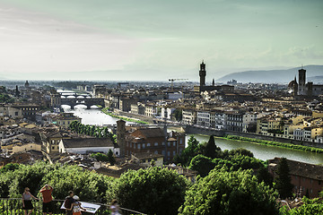 Image showing Panoramic view of Florence