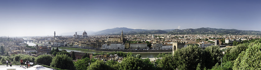 Image showing Panoramic view of Florence