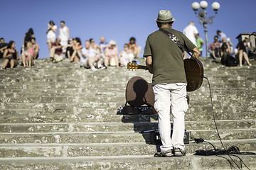 Image showing Street musician 