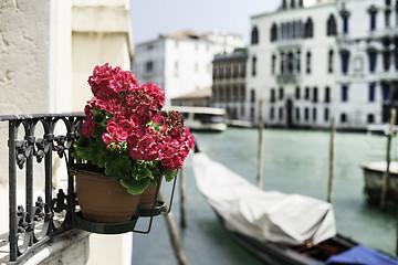 Image showing Ancient gondola in Venice