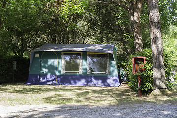 Image showing Tent on campsite