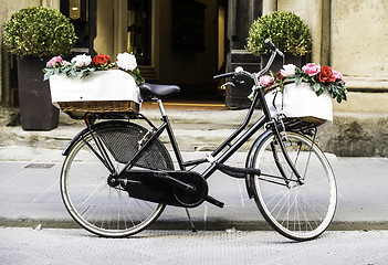 Image showing Italian vintage bicycle