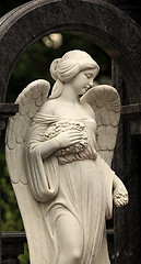 Image showing mournful angel 