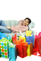 Image showing After shopping