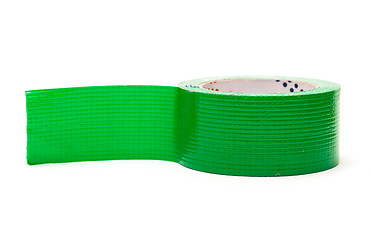 Image showing Roll of Green Adhesive Tape