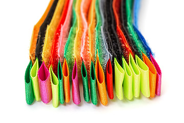 Image showing Pack of Colorful Velcro Strips