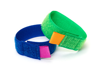 Image showing Rings from Colorful Velcro Strips