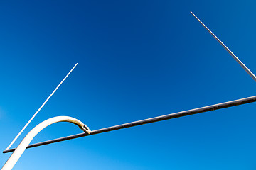 Image showing Football goal post