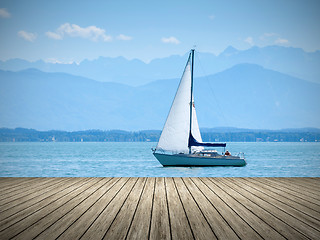 Image showing Starnberg Lake in Germany