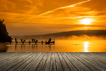 Image showing jetty early sport