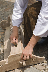 Image showing Craftman hands