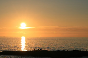 Image showing Sunset in norway