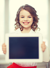 Image showing girl with tablet pc