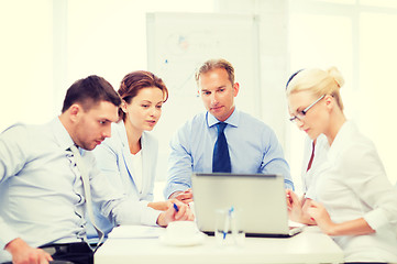 Image showing business team having meeting in office