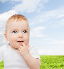 Image showing smiling little baby