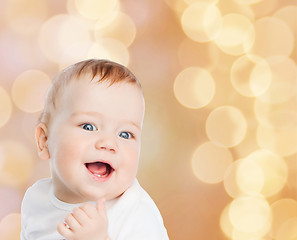 Image showing smiling little baby