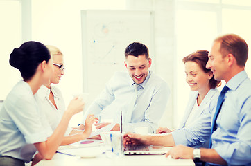 Image showing business team having meeting in office