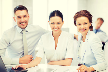 Image showing business team working in office