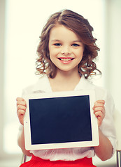 Image showing girl with tablet pc