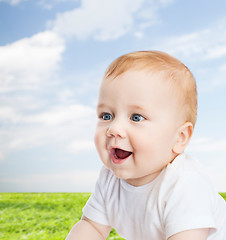 Image showing smiling little baby