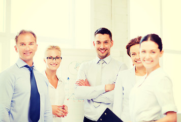 Image showing friendly business team in office