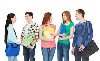 Image showing group of smiling students standing