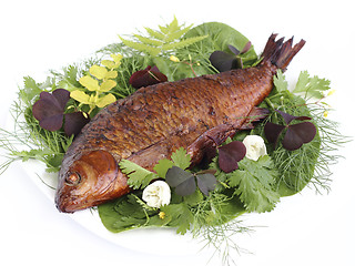 Image showing Smoked fish