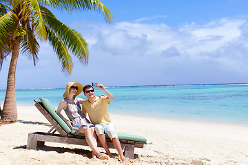 Image showing couple at the beach