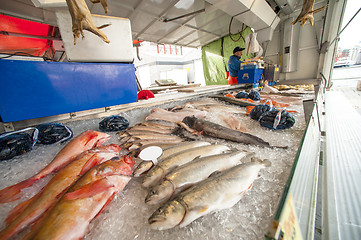 Image showing Bergen fish market