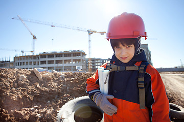 Image showing young builder