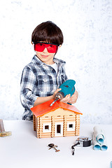 Image showing young repairman