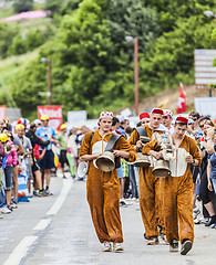 Image showing Fans of Le Tour de France