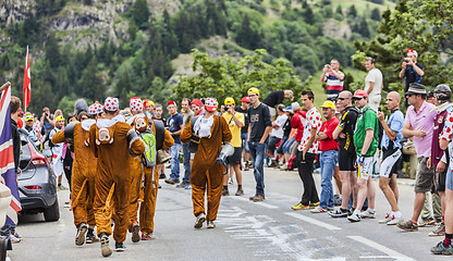 Image showing Fans of Le Tour de France