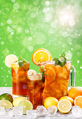 Image showing Summer iced tea