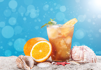 Image showing Cold tea