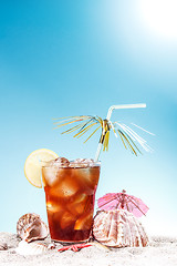 Image showing Iced sweet tea