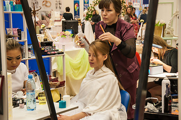 Image showing Girl in a beauty salon