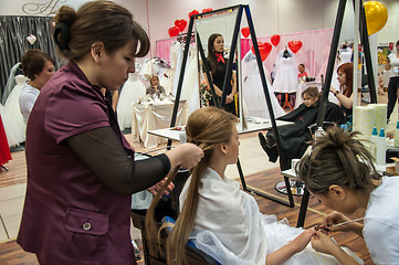 Image showing Girl in a beauty salon