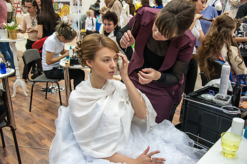 Image showing Girl in a beauty salon