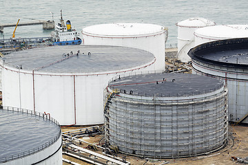 Image showing Oil Tank at day