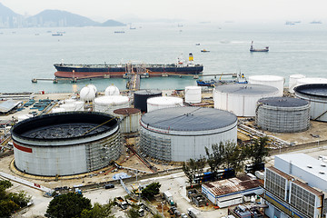 Image showing Oil Tank at day