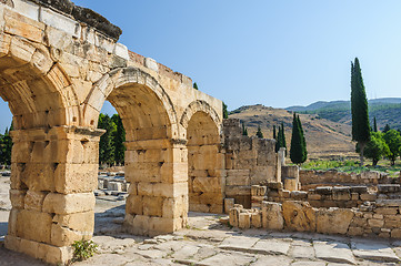 Image showing Ruins of Hierapolis, now Pamukkale