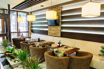 Image showing Modern restaurant