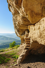 Image showing Caves at Tepe Kermen, Crimea