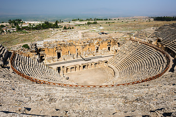 Image showing Ancient theater in Hierapolis
