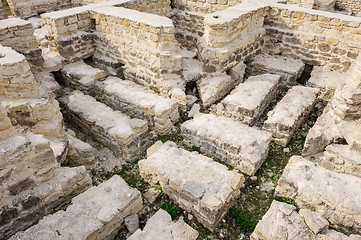 Image showing Ruins of public bath, old Orhei, Moldova