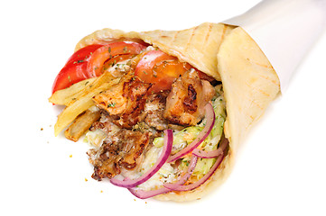 Image showing greek gyros